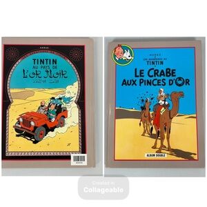 Les Aventures de Tintin - Le Crabe aux Pinces d'or/Tintin au pays de l'or noir